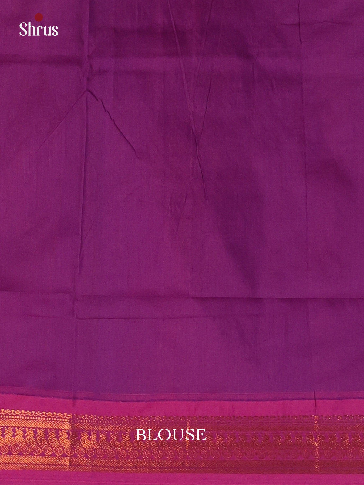 Brown & Violet - Kalyani Cotton Saree - Shop on Shrus.com