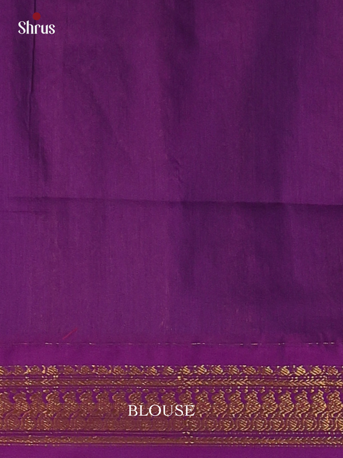 Lite Brown & Violet- Kalyani Cotton Saree - Shop on Shrus.com