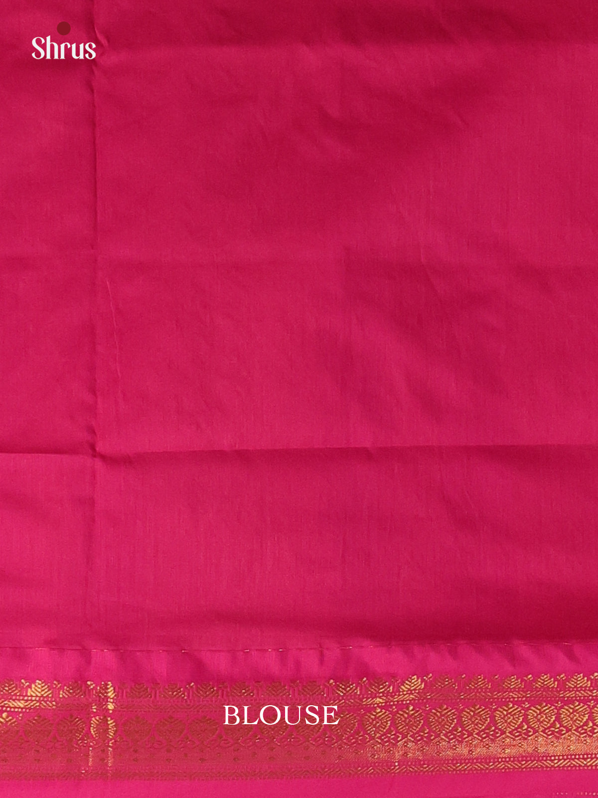 Orange & Majantha Pink - Kalyani Cotton Saree - Shop on Shrus.com