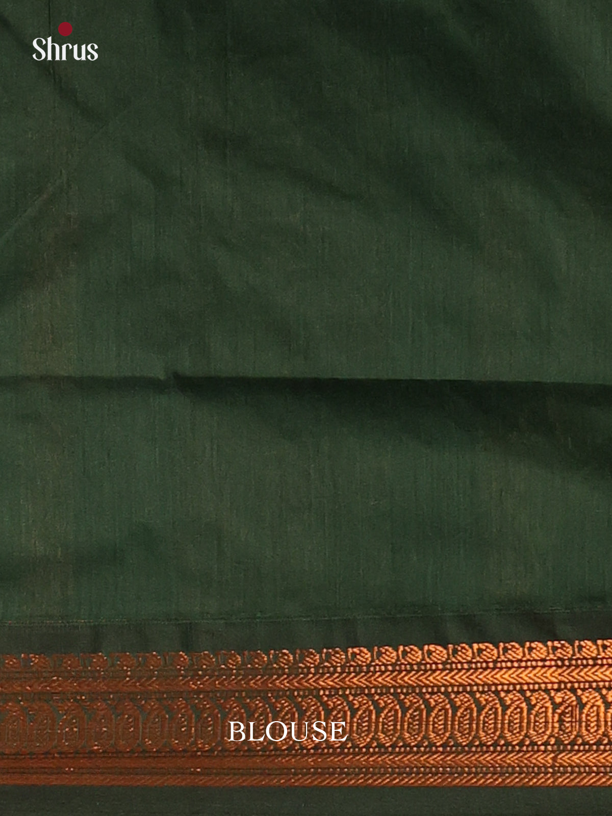 Brick Orange & Green - Kalyani Cotton Saree - Shop on Shrus.com