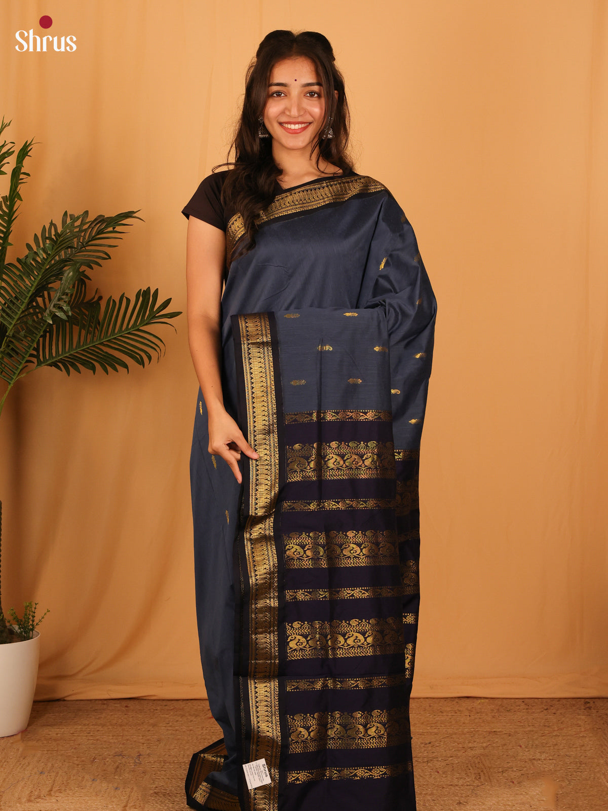 DAS03076 - Kalyani Cotton Saree - Shop on Shrus.com
