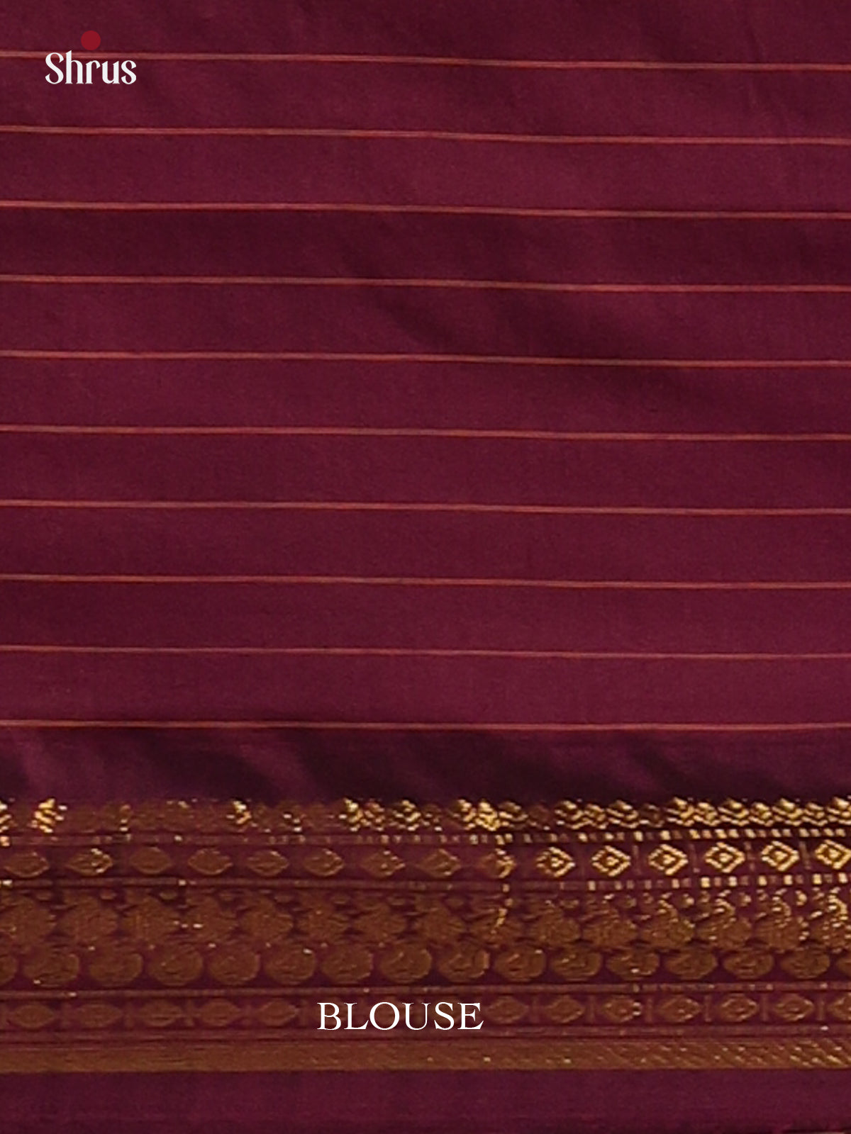 Red & Maroon - Kalyani Cotton Saree - Shop on Shrus.com