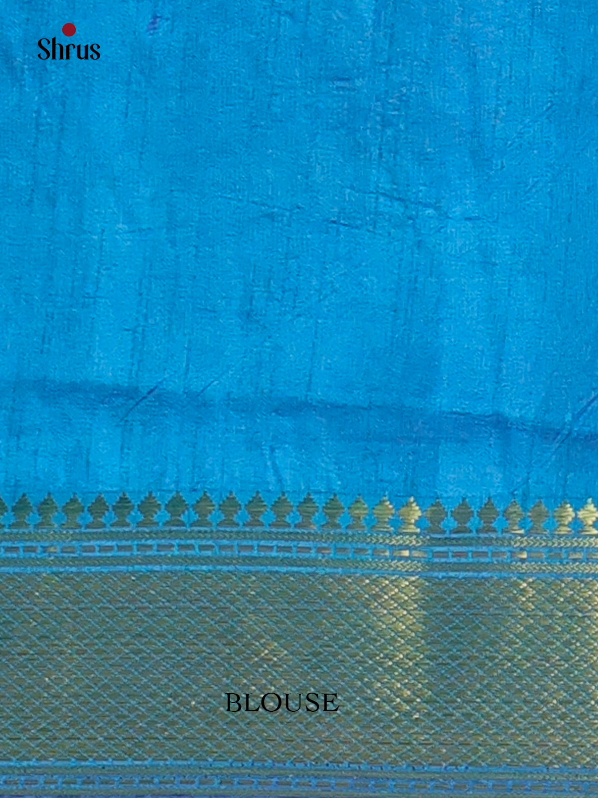 Purple & Blue - Semi Patola Saree - Shop on Shrus.com