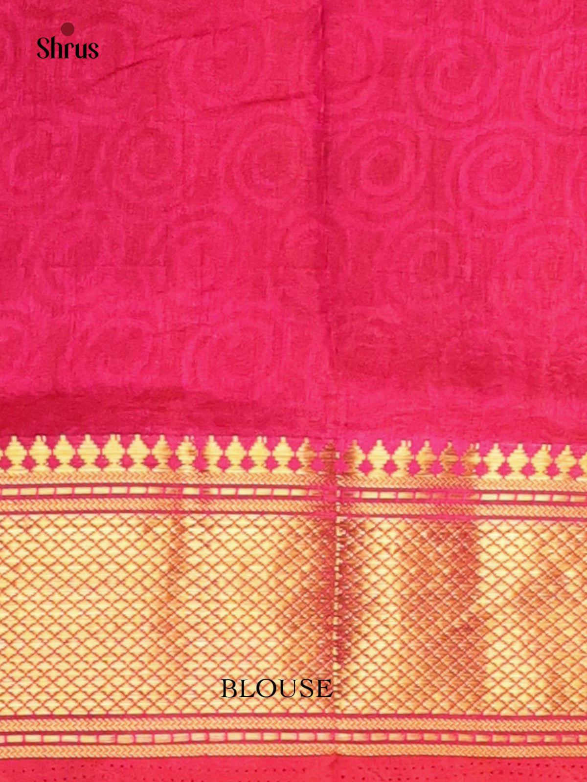 Purple & Pink - Semi Patola Saree - Shop on Shrus.com