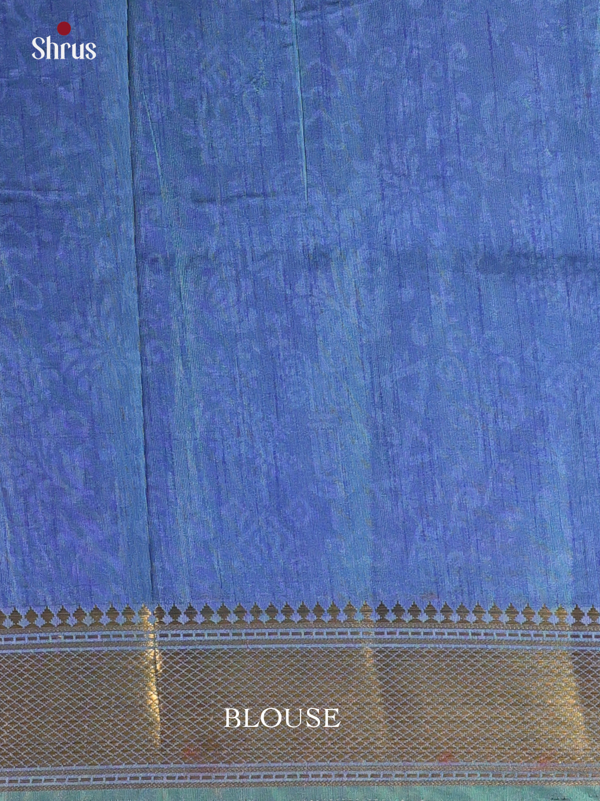 Green & Blue - Semi Patola Saree - Shop on Shrus.com