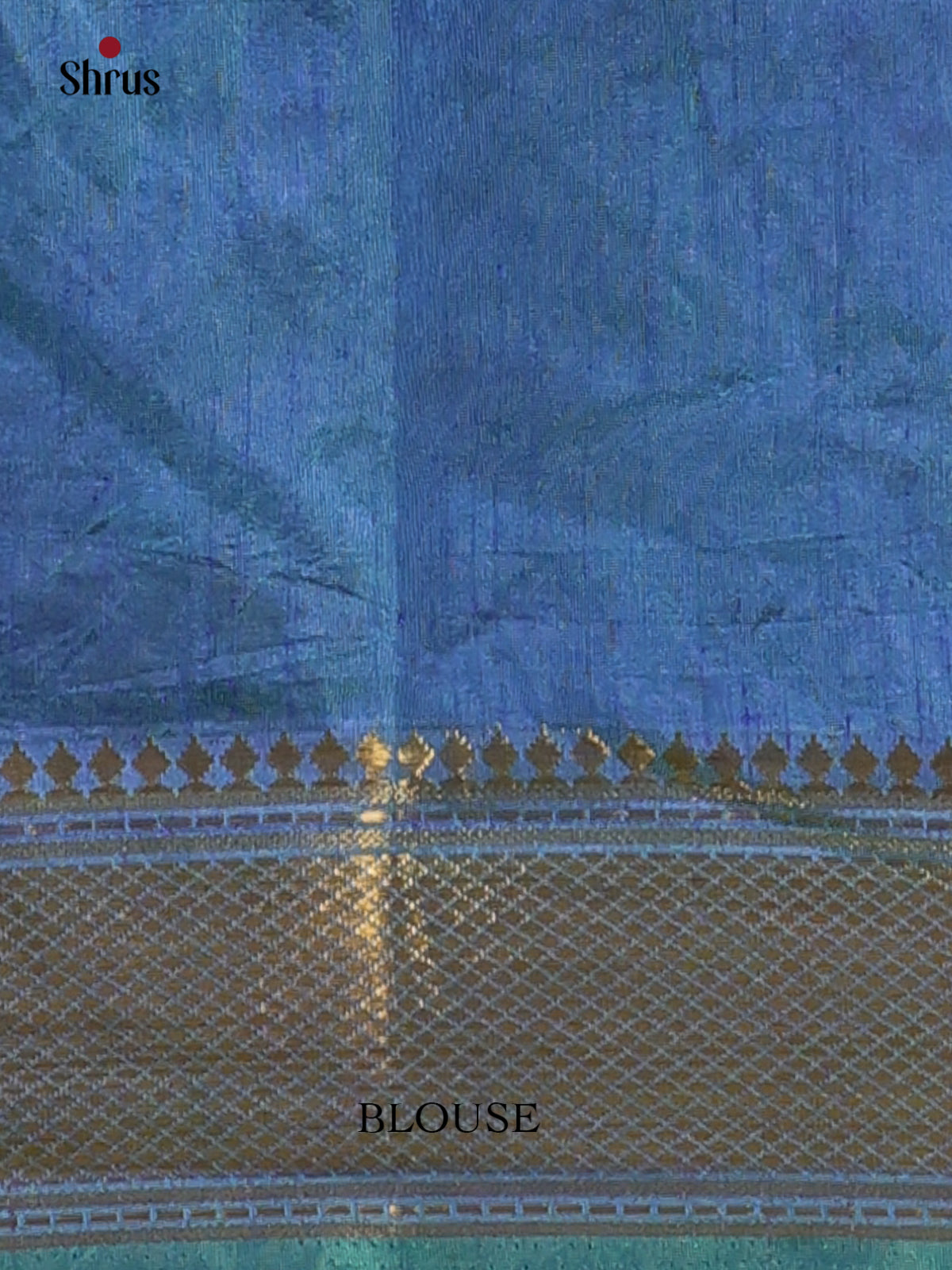 Green & Blue - Semi Patola Saree - Shop on Shrus.com