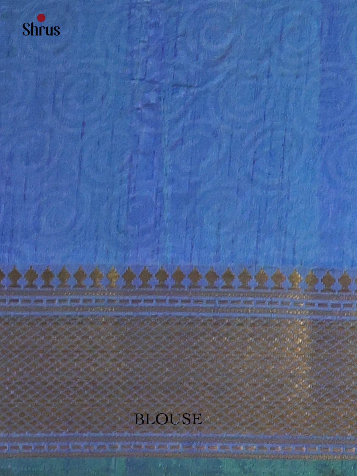 Green & Blue - Semi Patola Saree - Shop on Shrus.com