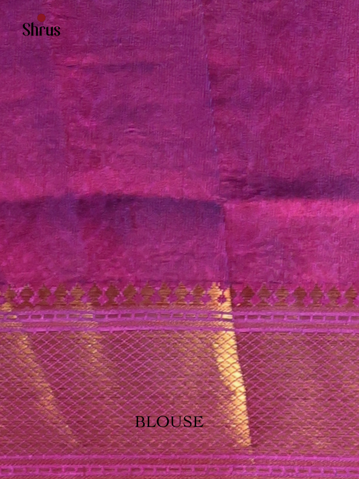 Blue & Purple - Semi Patola Saree - Shop on Shrus.com