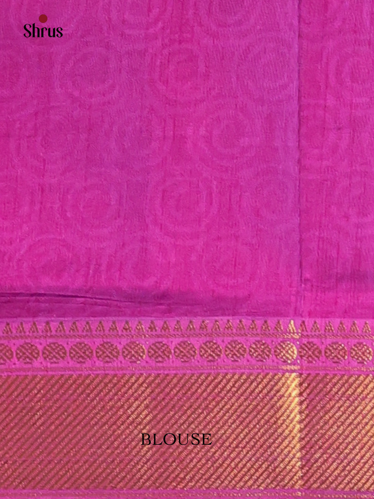 Blue & Purple - Semi Patola Saree - Shop on Shrus.com
