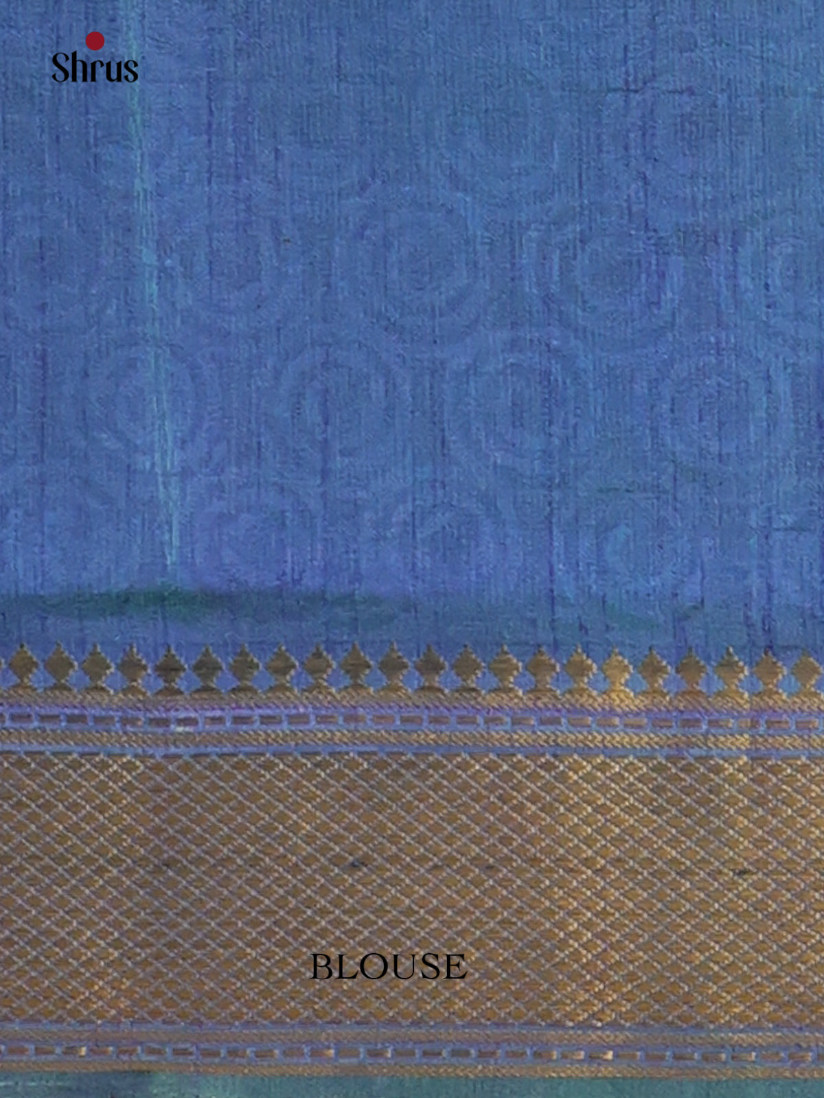 Green & Blue - Semi Patola Saree - Shop on Shrus.com