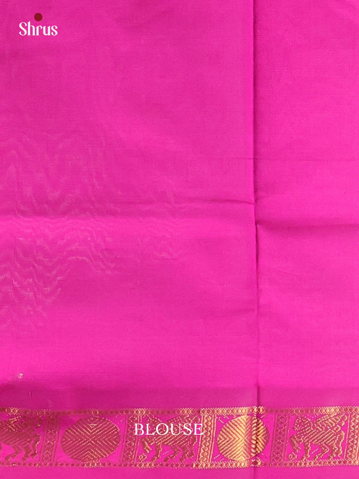 Pista Green & Pink - Silkcotton-halfpure Saree - Shop on Shrus.com