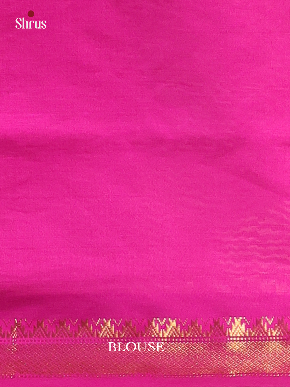 Green & Pink - Silkcotton-halfpure Saree - Shop on Shrus.com