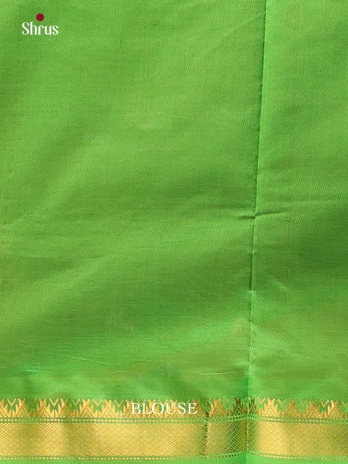 Onion Peel & Green - Silkcotton-halfpure Saree - Shop on Shrus.com