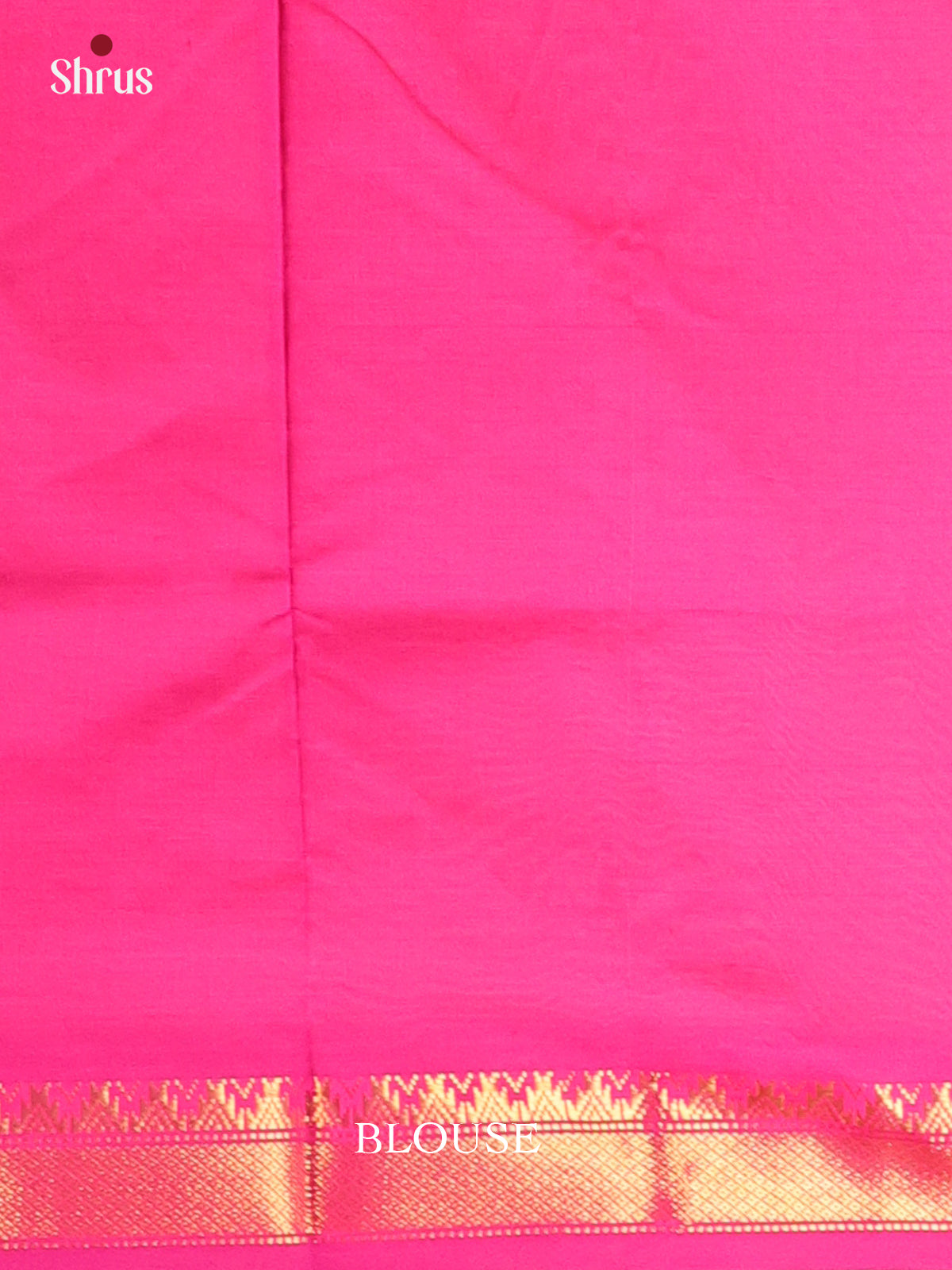 Green & Pink - Silkcotton-halfpure Saree - Shop on Shrus.com