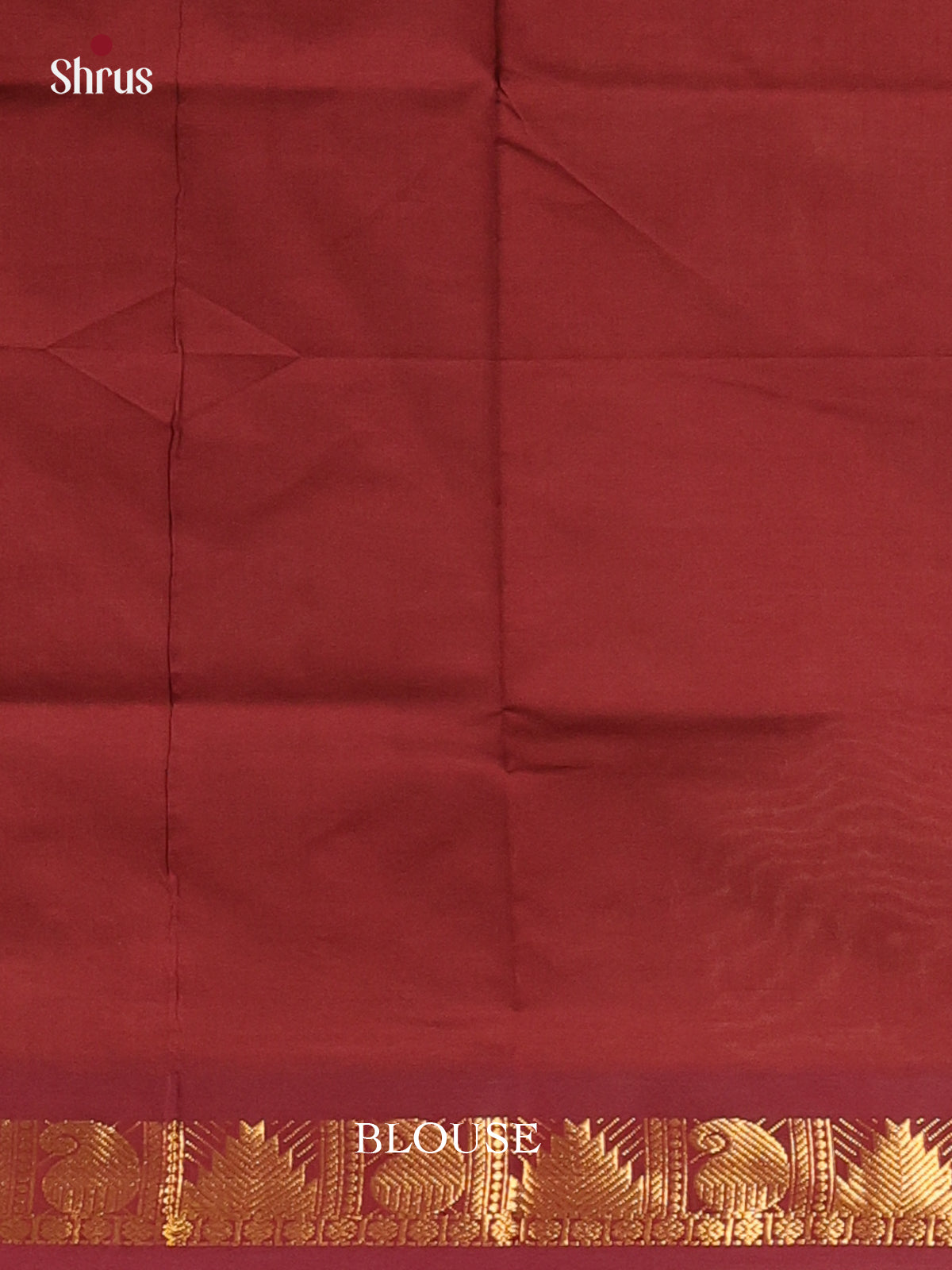 Orange & Brown - Silkcotton-halfpure Saree - Shop on Shrus.com