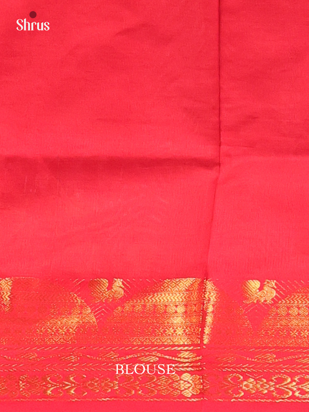 Teal Green & Red - Silkcotton-halfpure Saree - Shop on Shrus.com