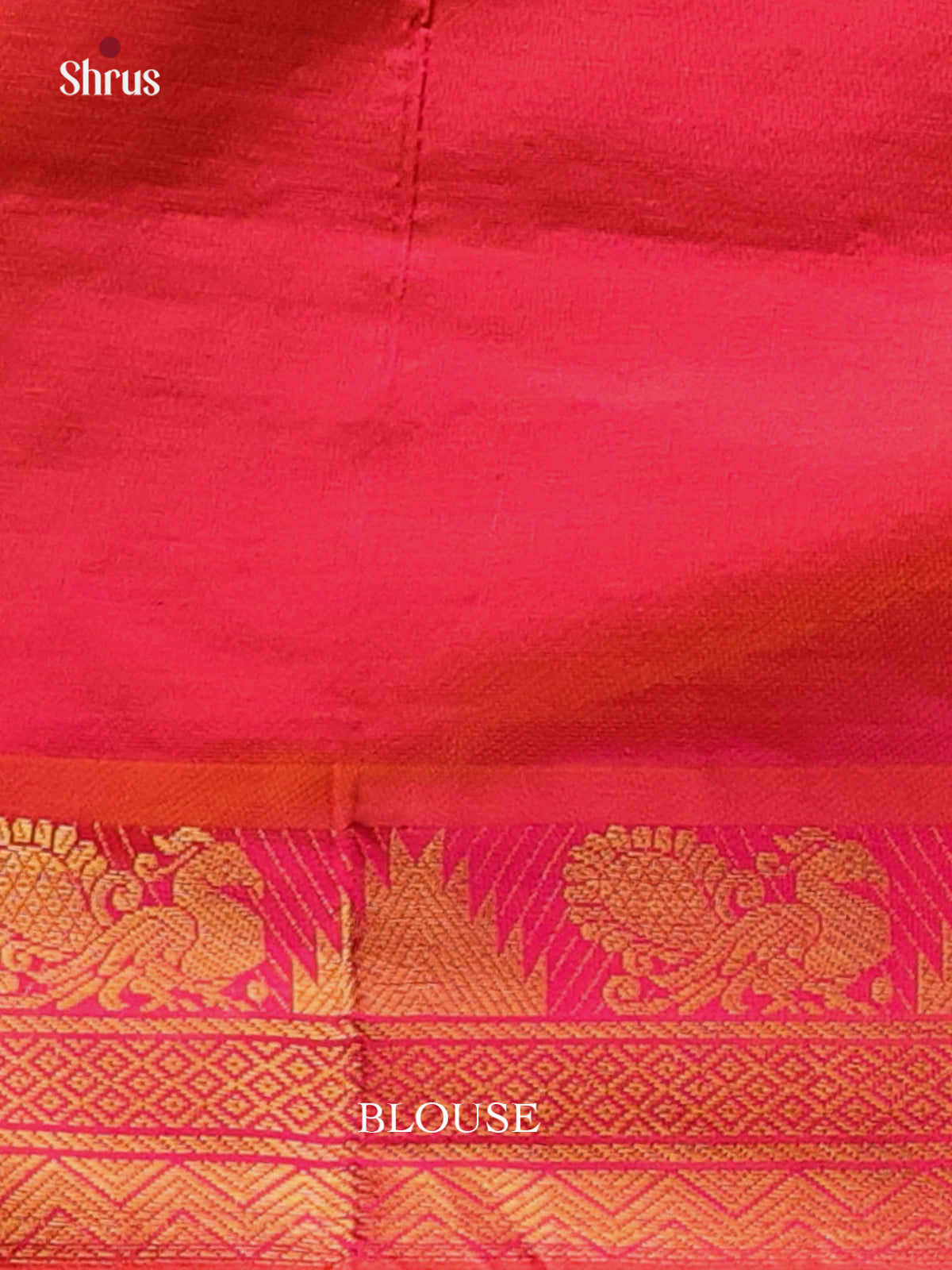 Green & Pink - Silkcotton-halfpure Saree - Shop on Shrus.com
