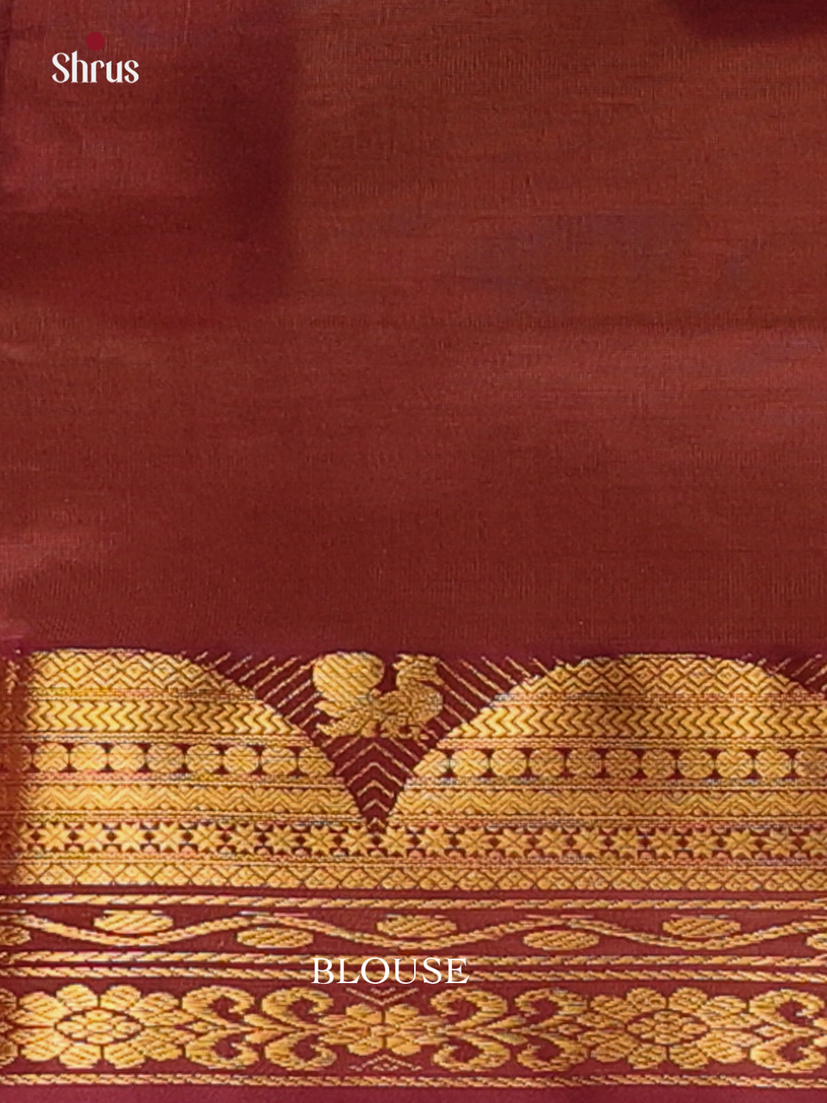 Green & Brown - Silkcotton-halfpure Saree - Shop on Shrus.com