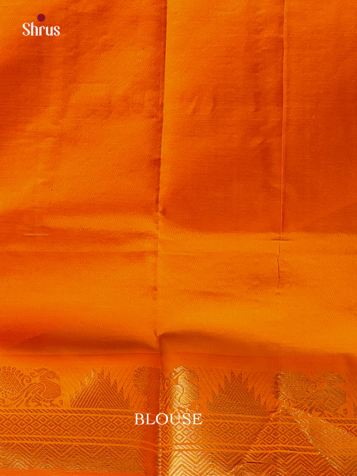 Red & Orange - Silkcotton-halfpure Saree - Shop on Shrus.com