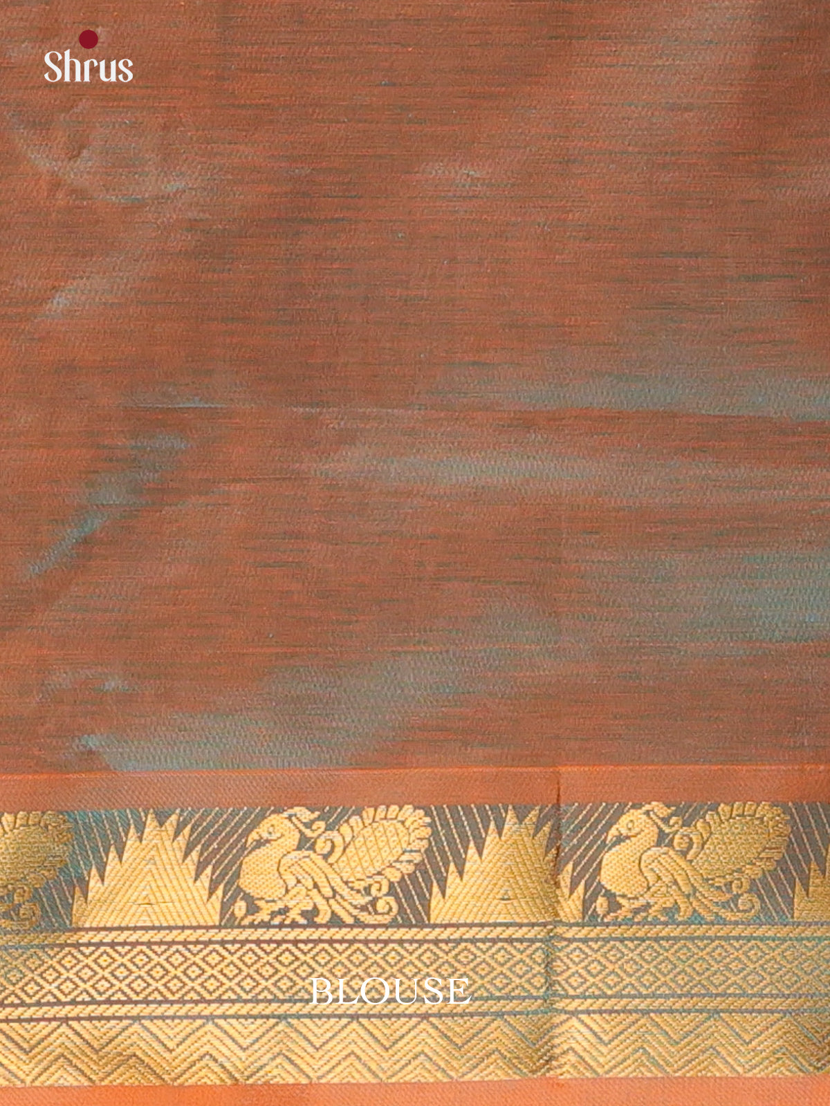 Pink & Grey - Silkcotton-halfpure Saree - Shop on Shrus.com