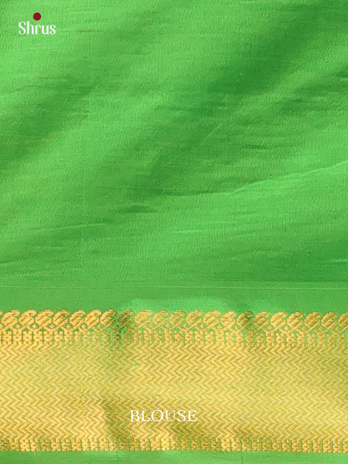 Grey & Green - Silkcotton-halfpure Saree - Shop on Shrus.com