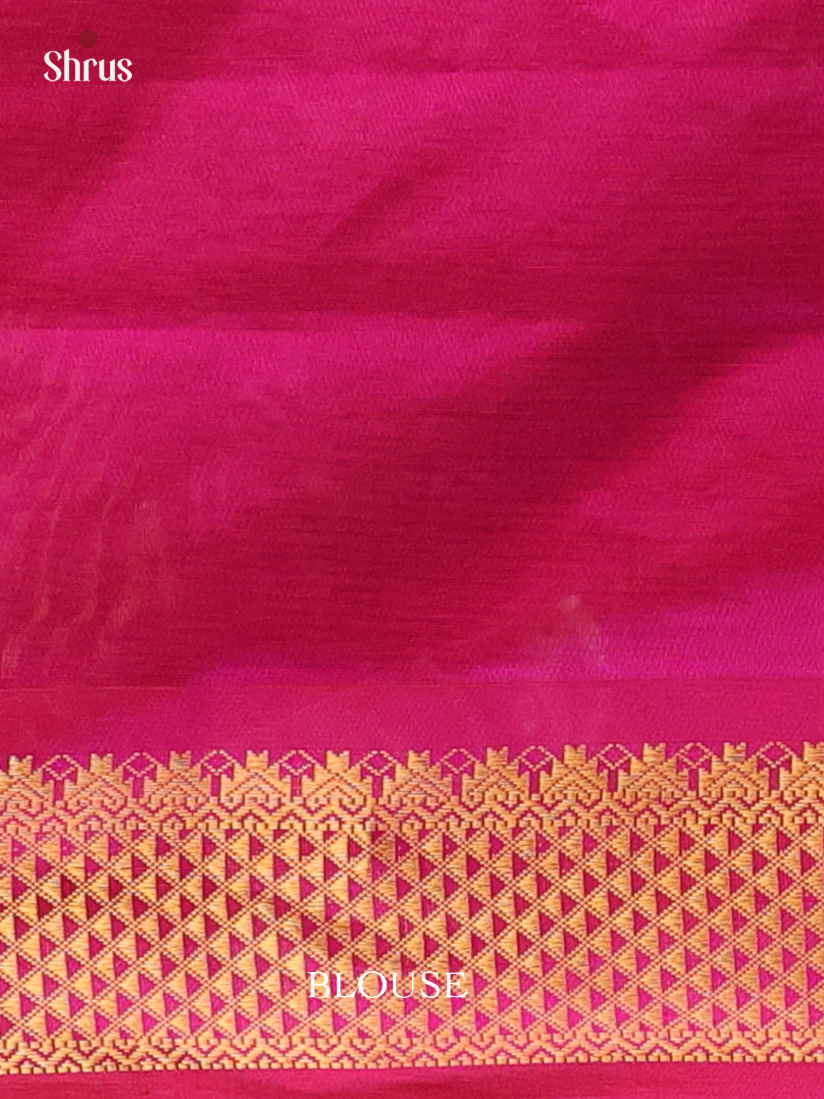 Blue & Pink - Silkcotton-halfpure Saree - Shop on Shrus.com
