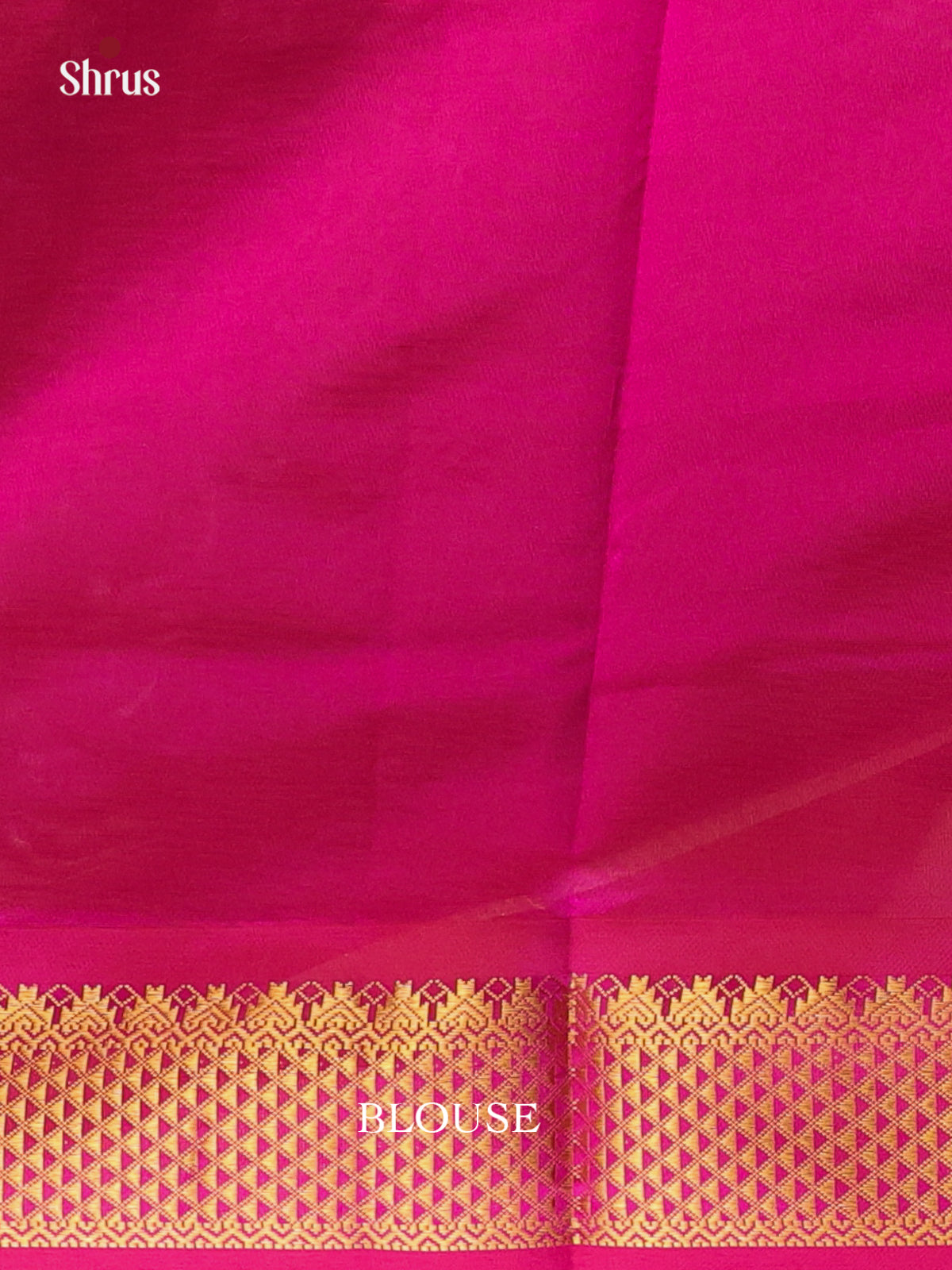 Green & Pink - Silkcotton-halfpure Saree - Shop on Shrus.com