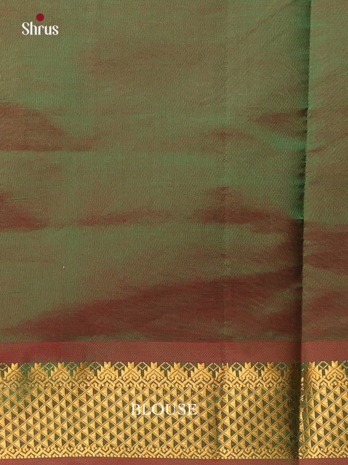 Pink & Green - Silkcotton-halfpure Saree - Shop on Shrus.com