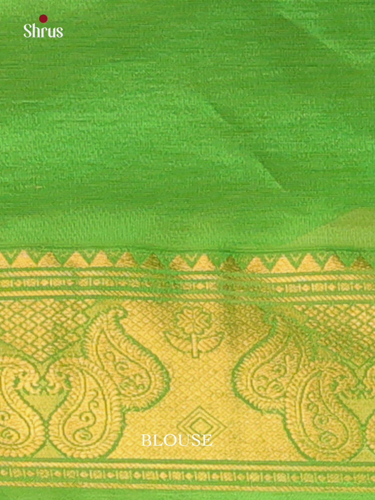 Majenta & Green - Silkcotton-halfpure Saree - Shop on Shrus.com