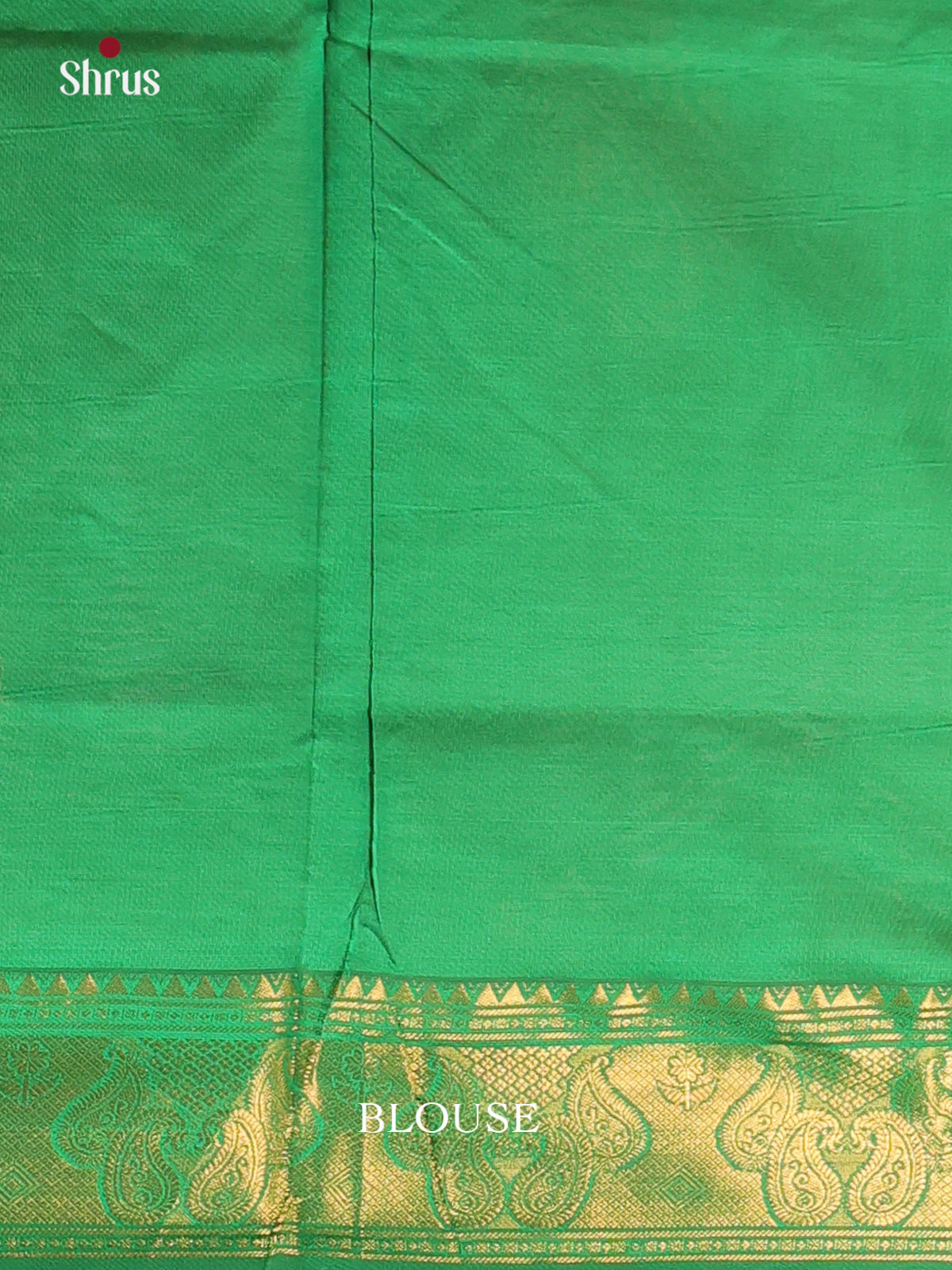 Peach & Green - Silkcotton-halfpure Saree - Shop on Shrus.com