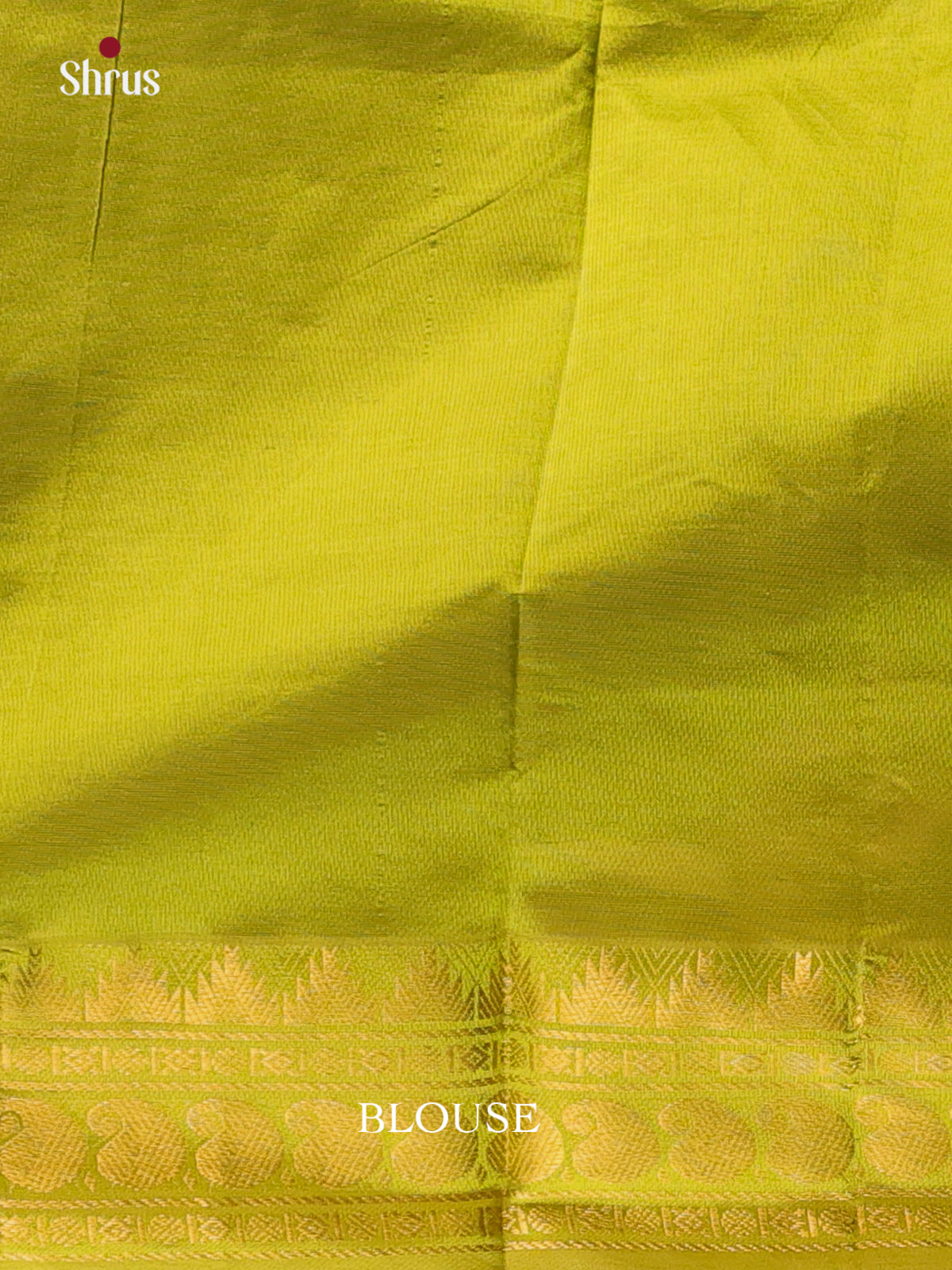 Blue & Green - Silkcotton-halfpure Saree - Shop on Shrus.com