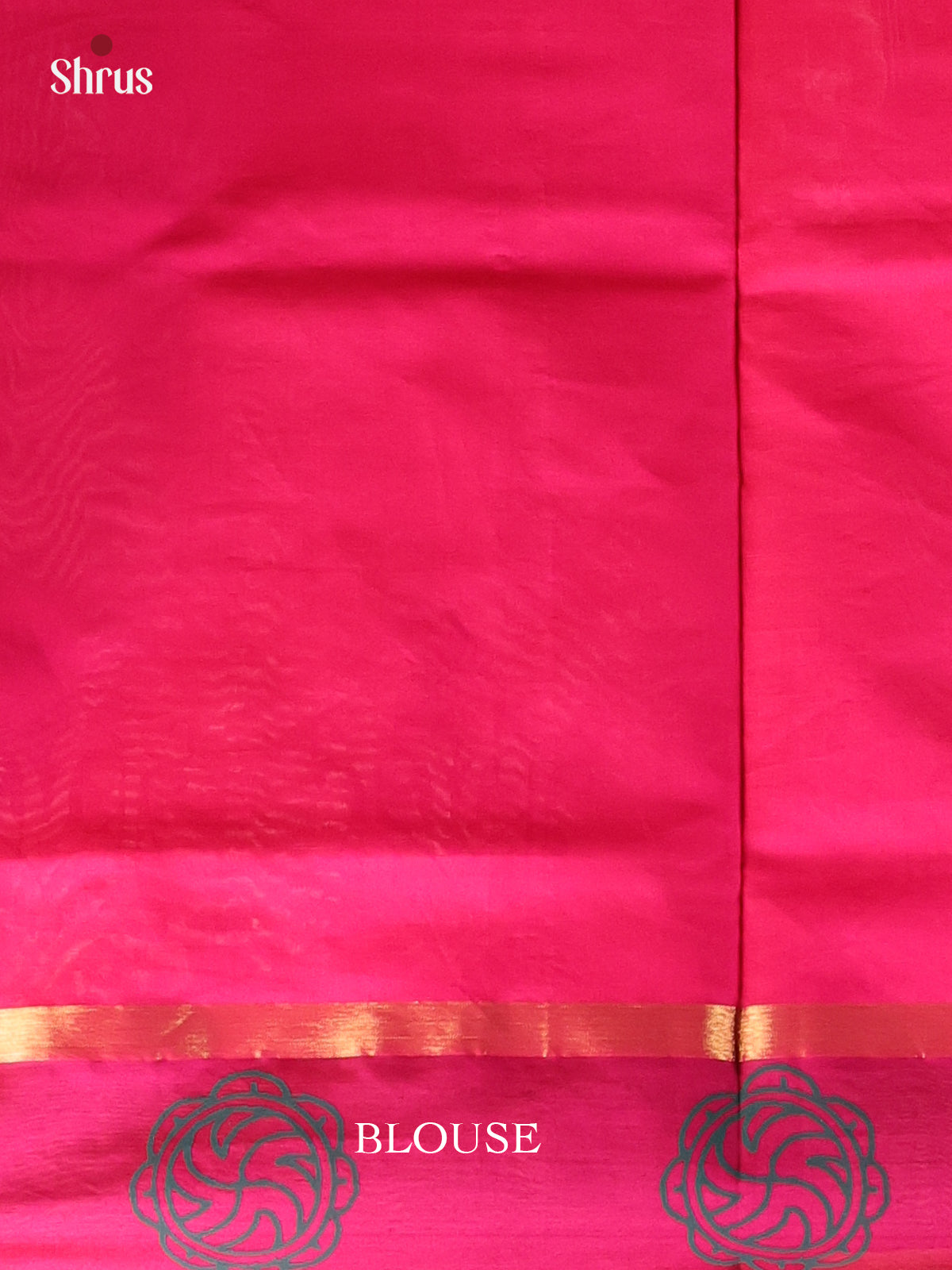 Green & Pink - Silkcotton-halfpure Saree - Shop on Shrus.com