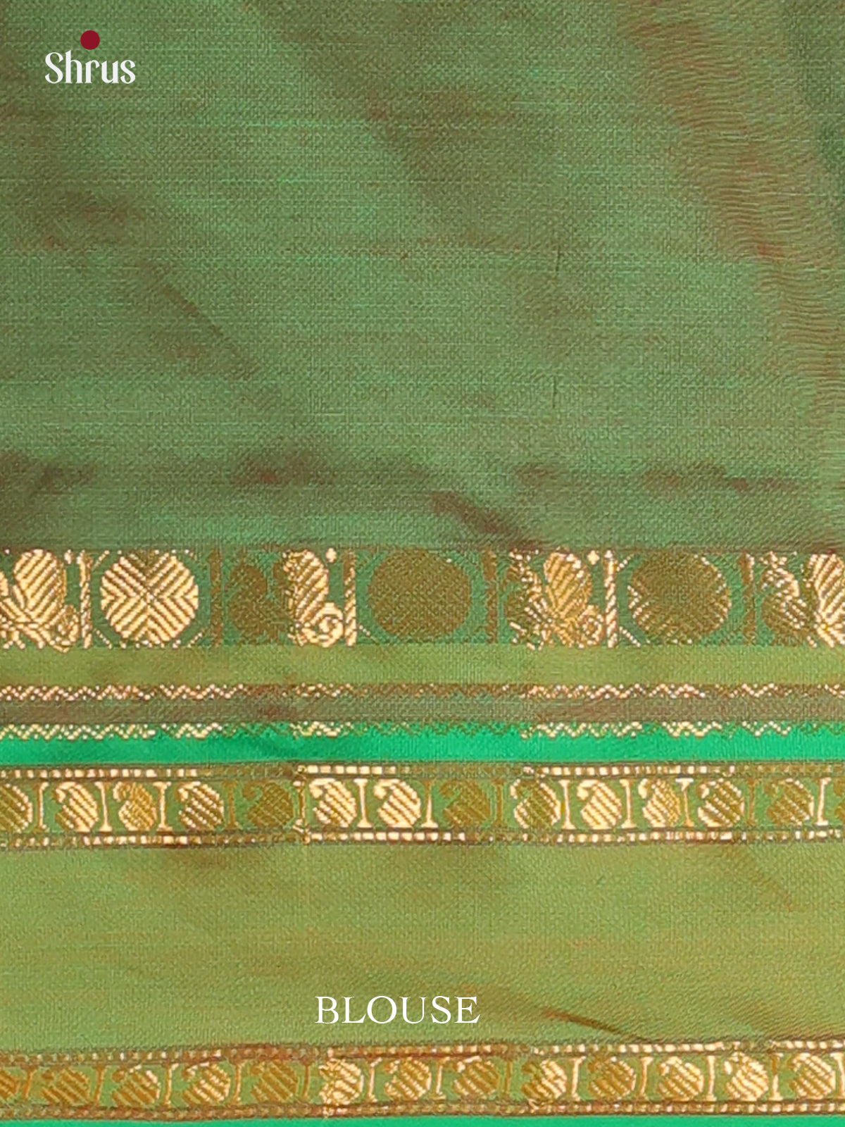 Pink & Green - Silkcotton-halfpure Saree - Shop on Shrus.com