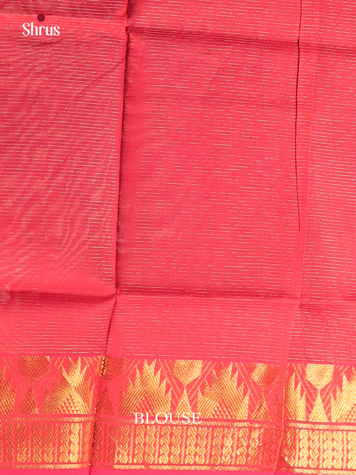 Blue & Pink - Silkcotton-halfpure Saree - Shop on Shrus.com