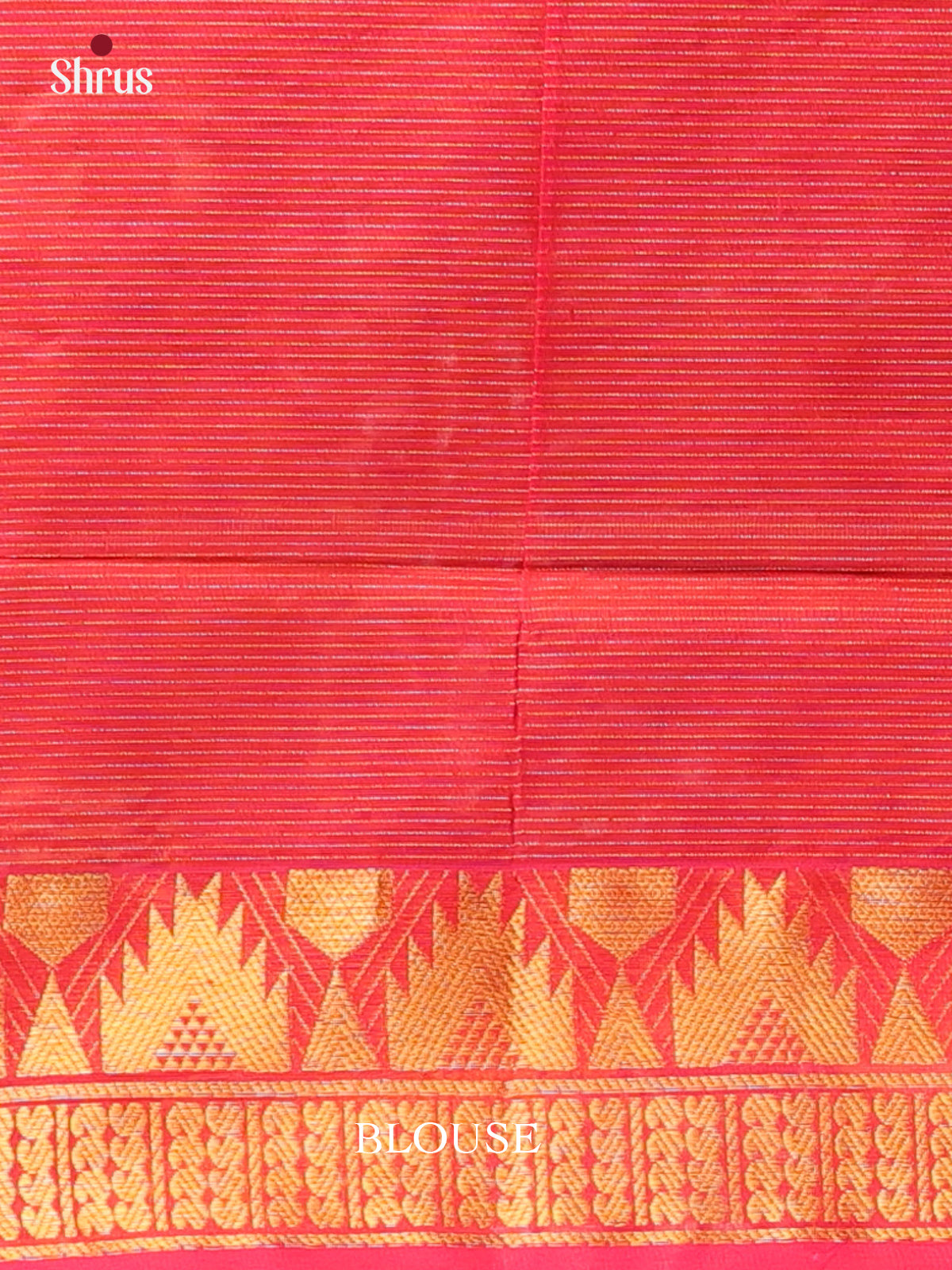 Green & Reddish Pink- Silkcotton-halfpure Saree - Shop on Shrus.com