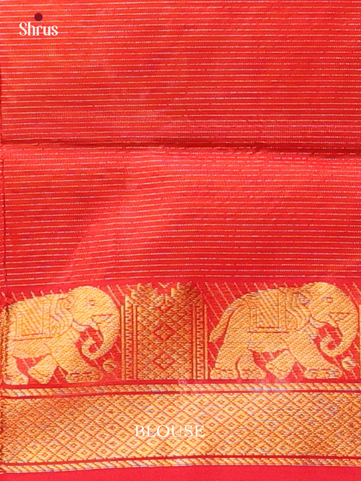 Mustard & Red - Silkcotton-halfpure Saree - Shop on Shrus.com