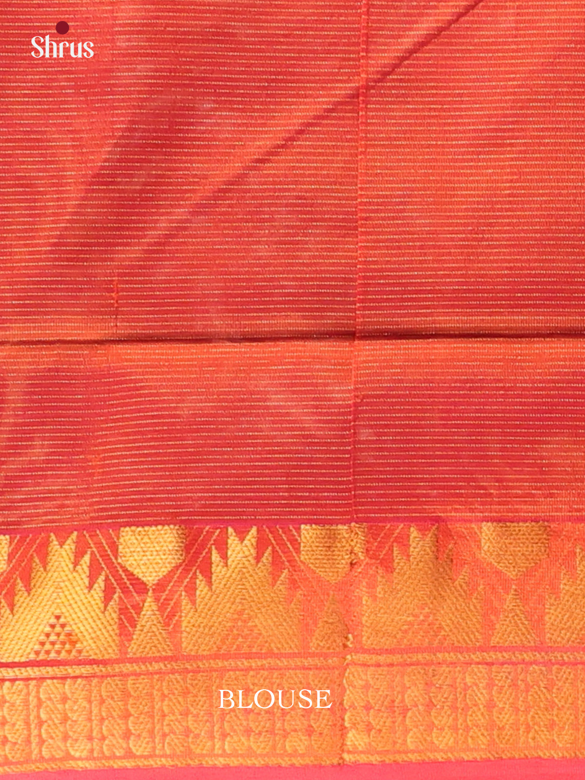 Violet & Red - Silkcotton-halfpure Saree - Shop on Shrus.com