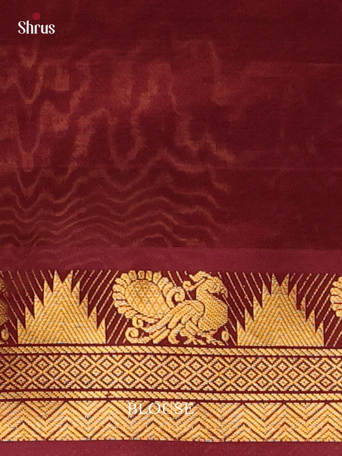 Mustard & Brown - Silkcotton-halfpure Saree - Shop on Shrus.com