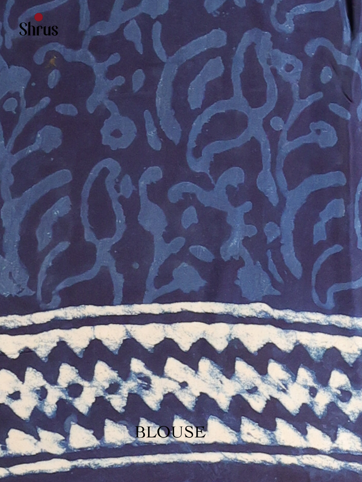 Blue - Modal Silk Saree - Shop on Shrus.com