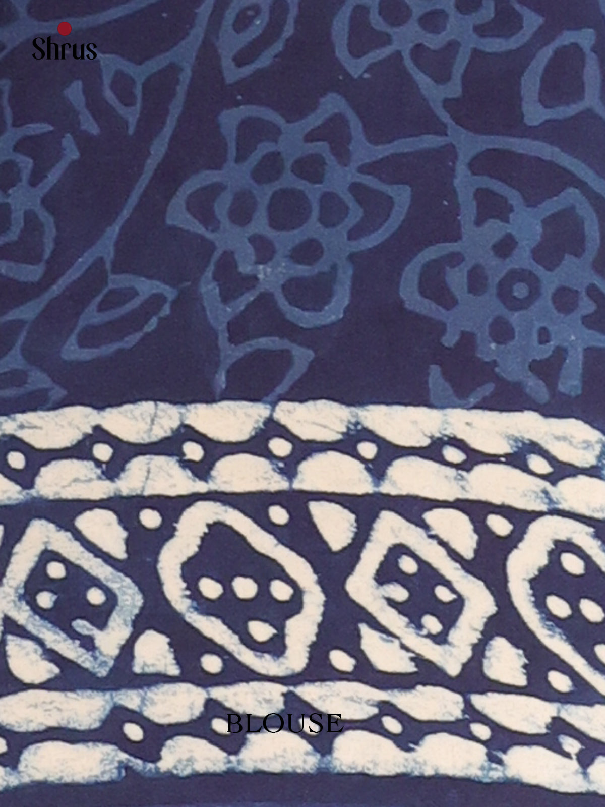 Blue - Modal Silk Saree - Shop on Shrus.com