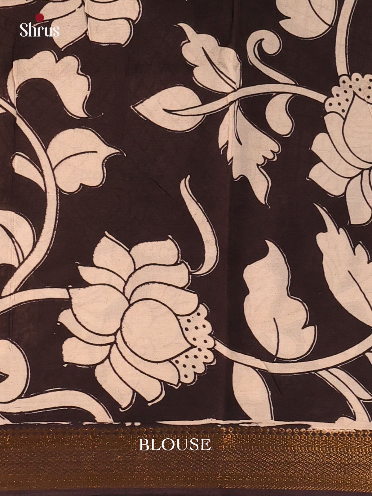 White & Black - Mangalagiri silkcotton Saree - Shop on Shrus.com