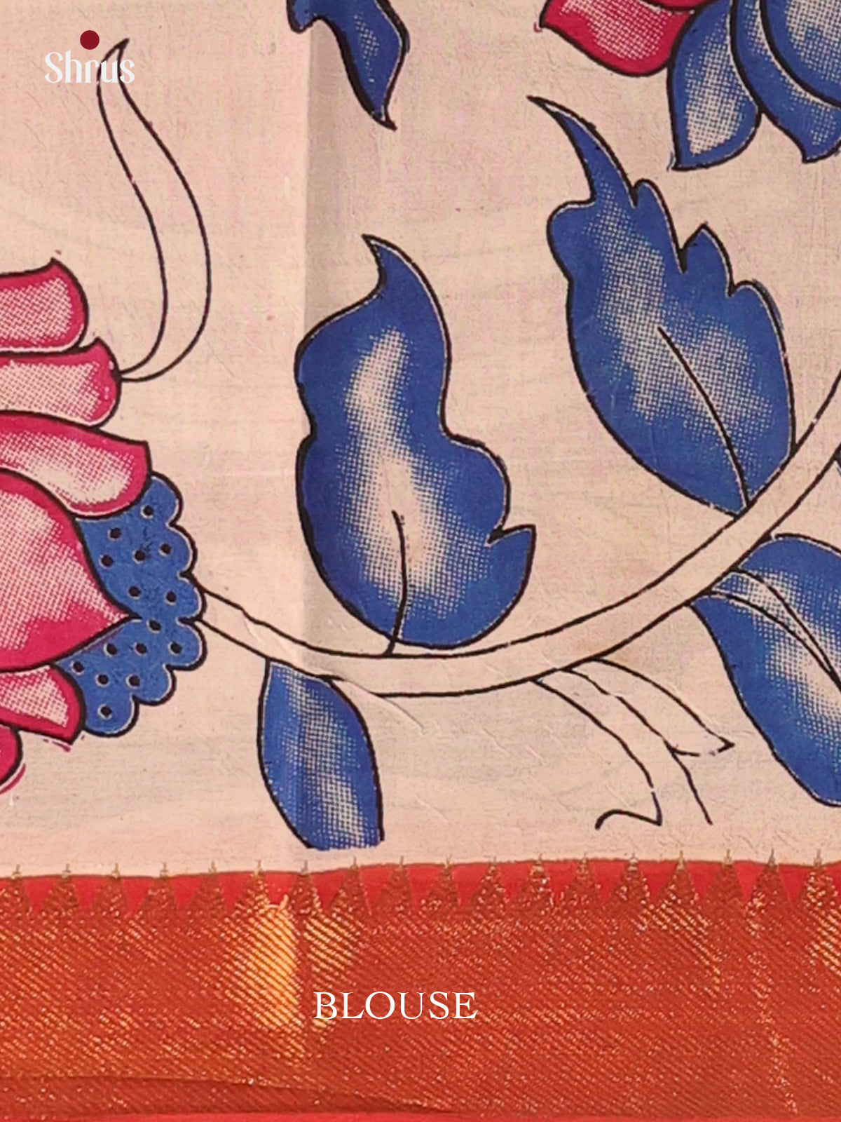 Black & Red - Mangalagiri silkcotton Saree - Shop on Shrus.com