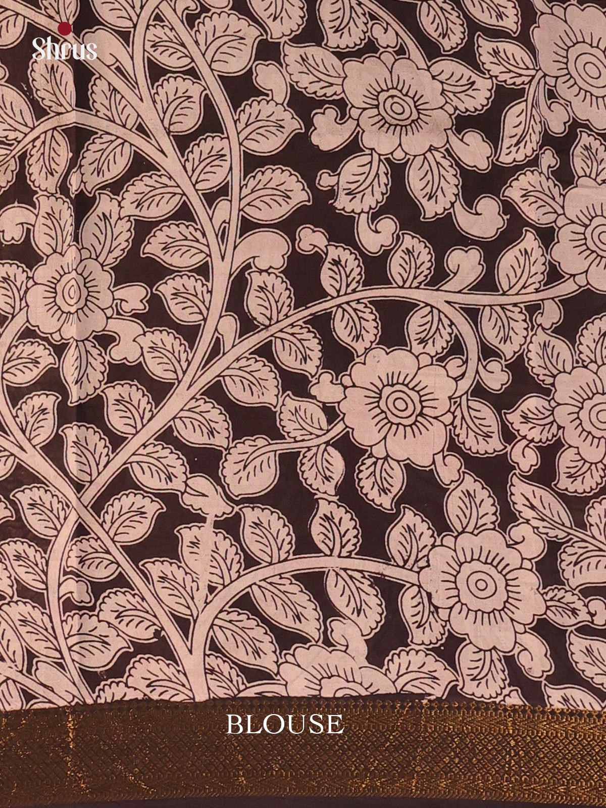 Black & Red - Mangalagiri silkcotton Saree - Shop on Shrus.com