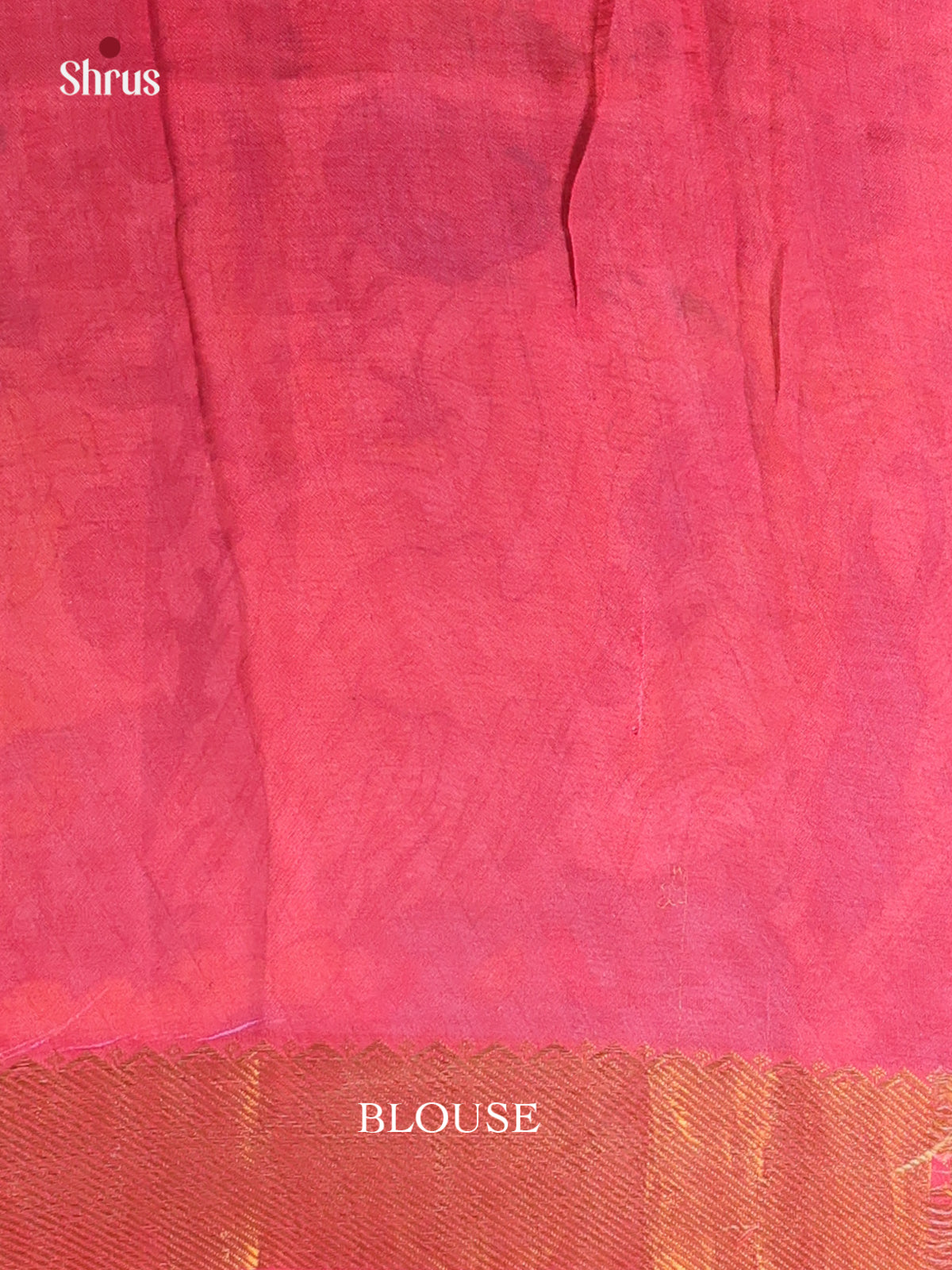 Peach & Pink -Digital Printed Mangalagiri silkcotton Saree - Shop on Shrus.com