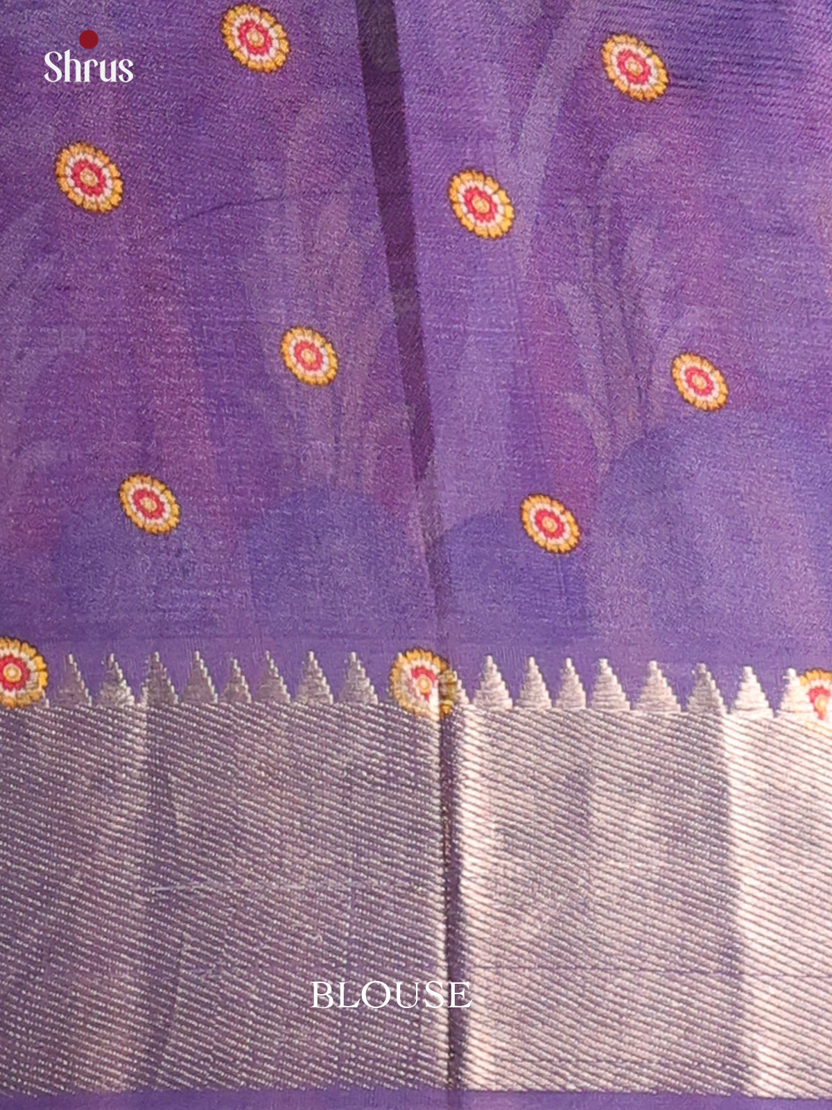 Majenta & Purple - Digital Printed Mangalagiri silkcotton Saree - Shop on Shrus.com