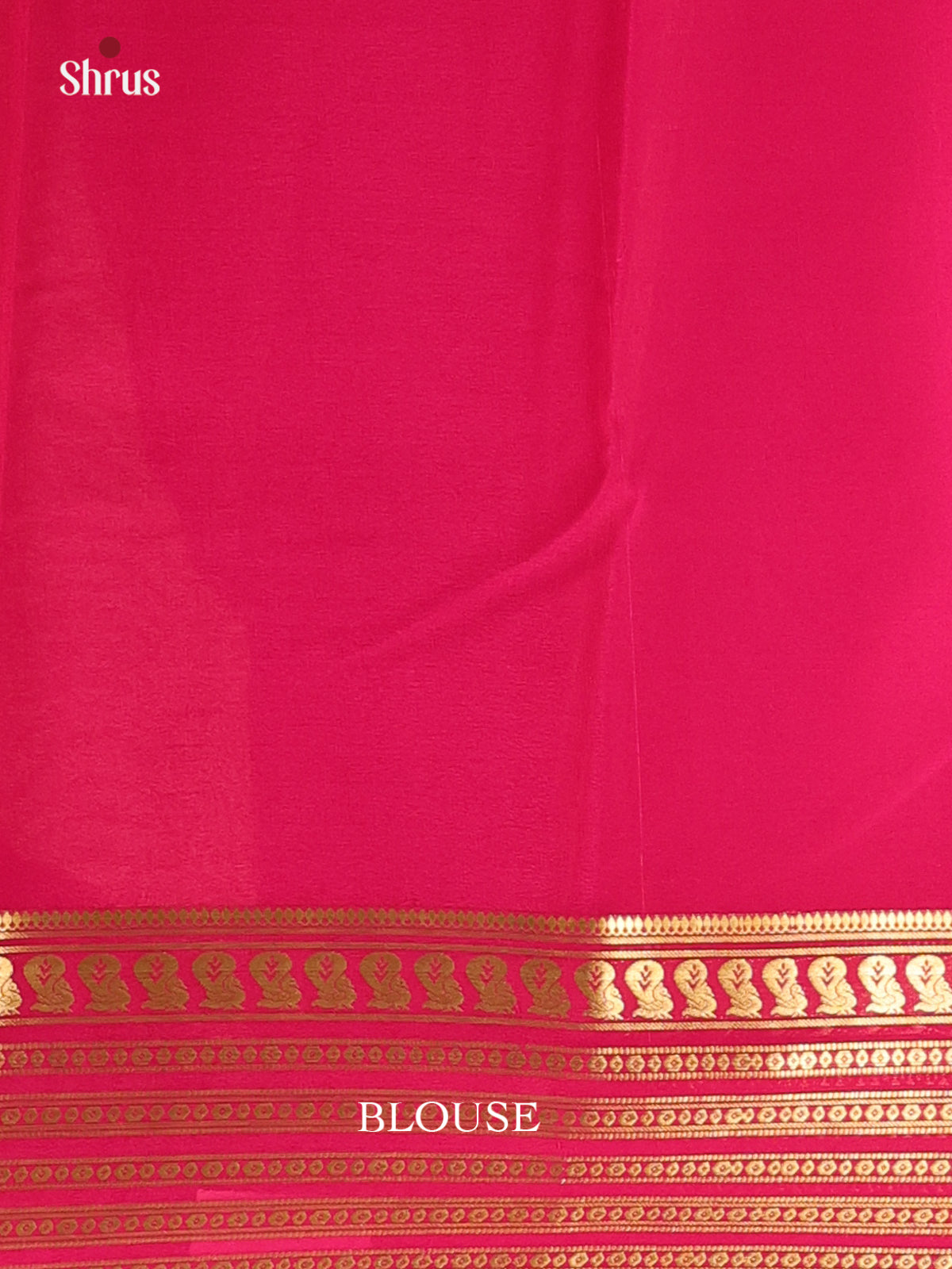 Green & Maroon - Mysore Silk Saree - Shop on Shrus.com
