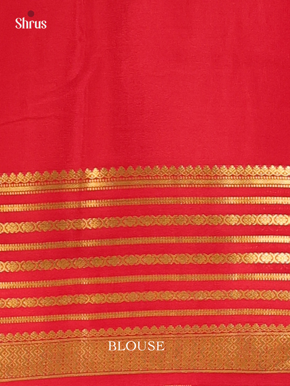 Beige & Maroon - Mysore Silk Saree - Shop on Shrus.com