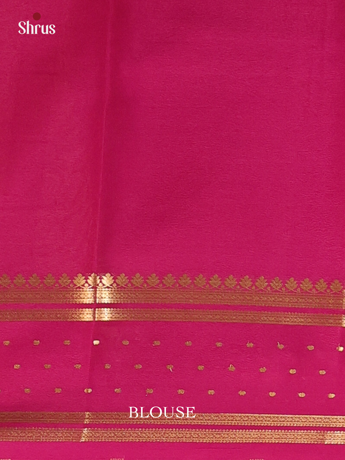 Yellow & Maroon - Mysore Silk Saree - Shop on Shrus.com
