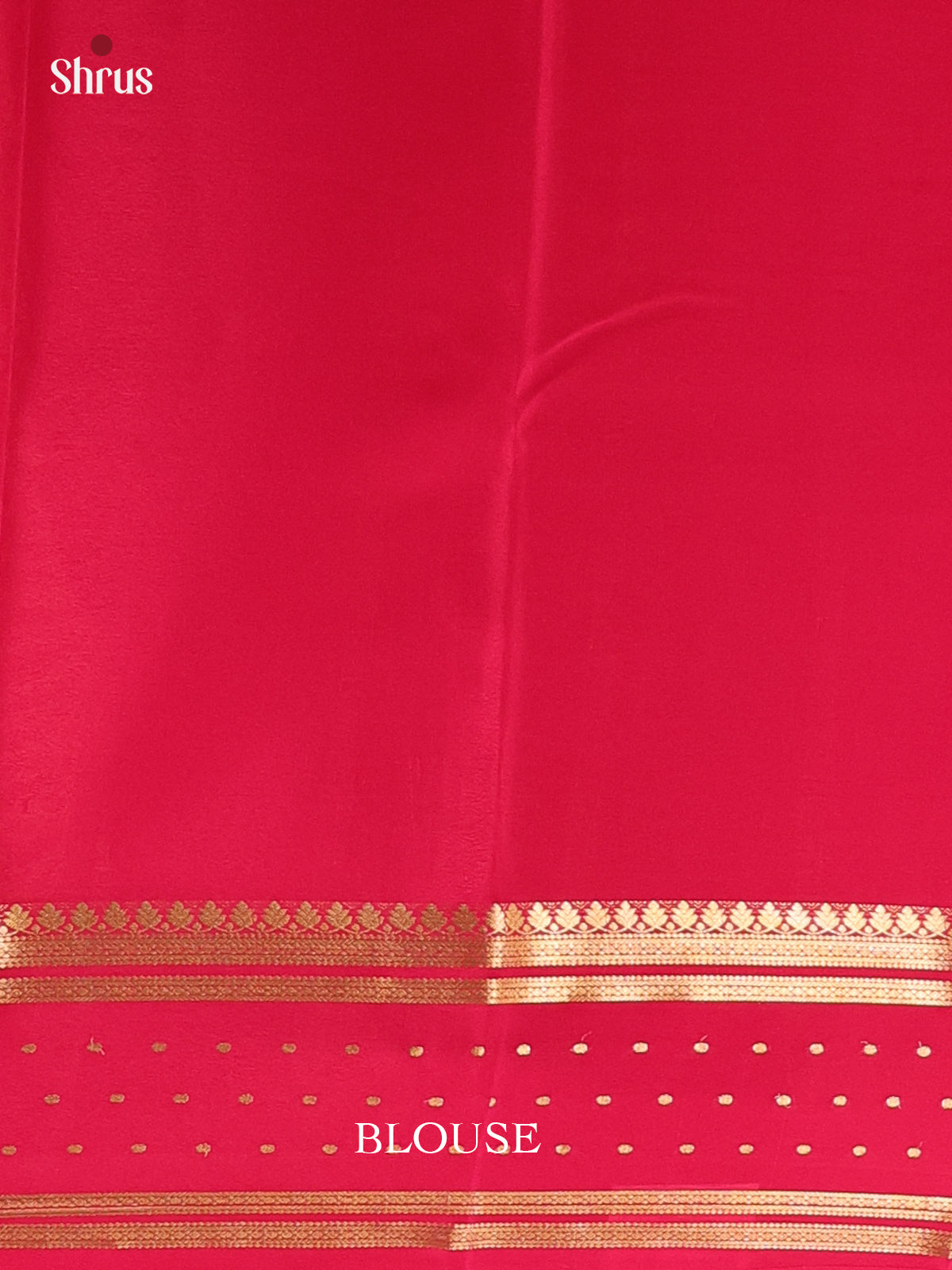 Yellow & Maroon - Mysore Silk Saree - Shop on Shrus.com