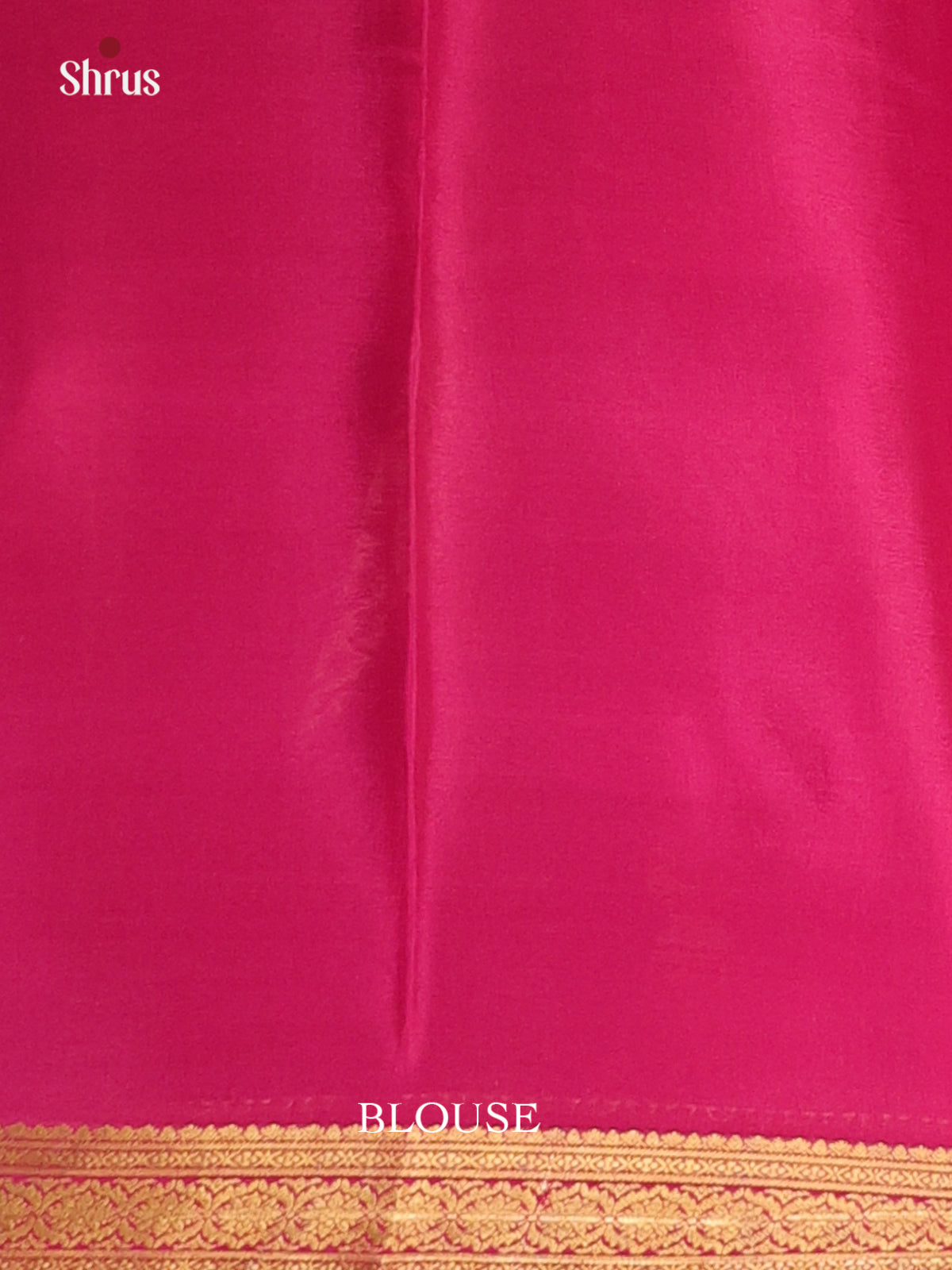 Blue & Maroon - Mysore Silk Saree - Shop on Shrus.com